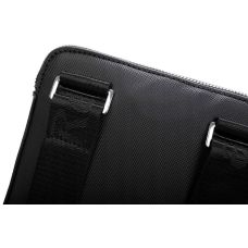 Мужская сумка наплечная сумка из эко кожи PU Reverse F581 Черная