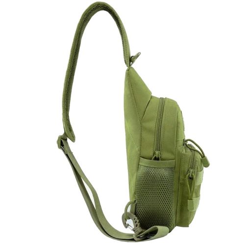 Тактическая армейская мужская сумка-слинг Nobrand 5904555954359 Хаки