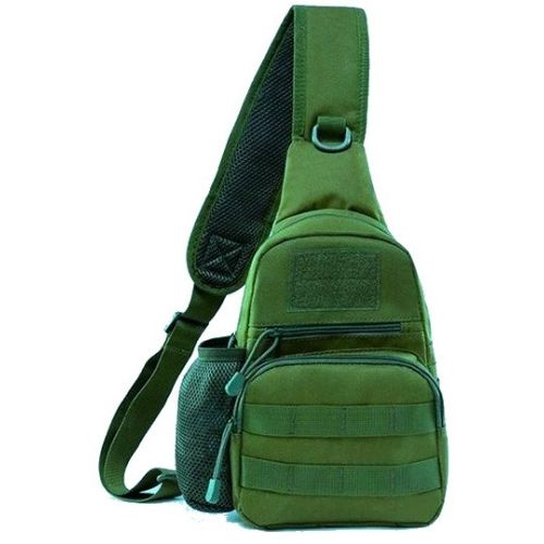 Тактическая армейская мужская сумка-слинг Nobrand 5904555954359 Хаки