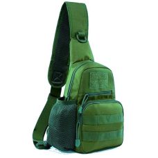 Тактическая армейская мужская сумка-слинг Nobrand Хаки