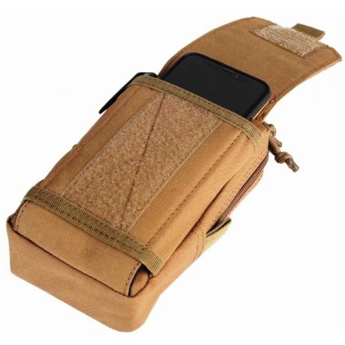 Подсумок тактический армейский для мобильного телефона Nobrand 5905204480298 Койот