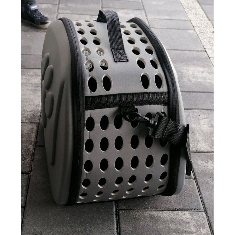 Сумка-переноска для животных Nobrand  Petstory L81B 43x32x28 см Серый