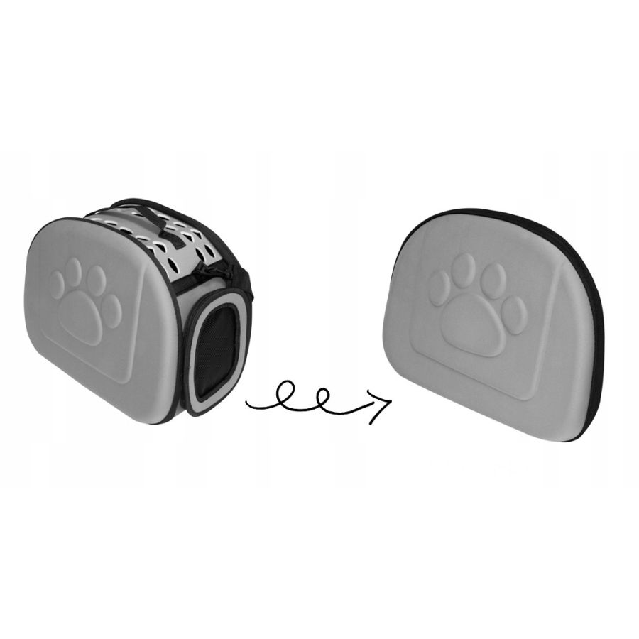 Сумка-переноска для животных Nobrand  Petstory L81B 43x32x28 см Серый
