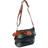 Женская джинсовая сумка Fashion Jeans6012 Темно-синяя