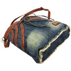 Джинсовая сумка в форме женской юбки Fashion Jeans8057 Темно-синяя