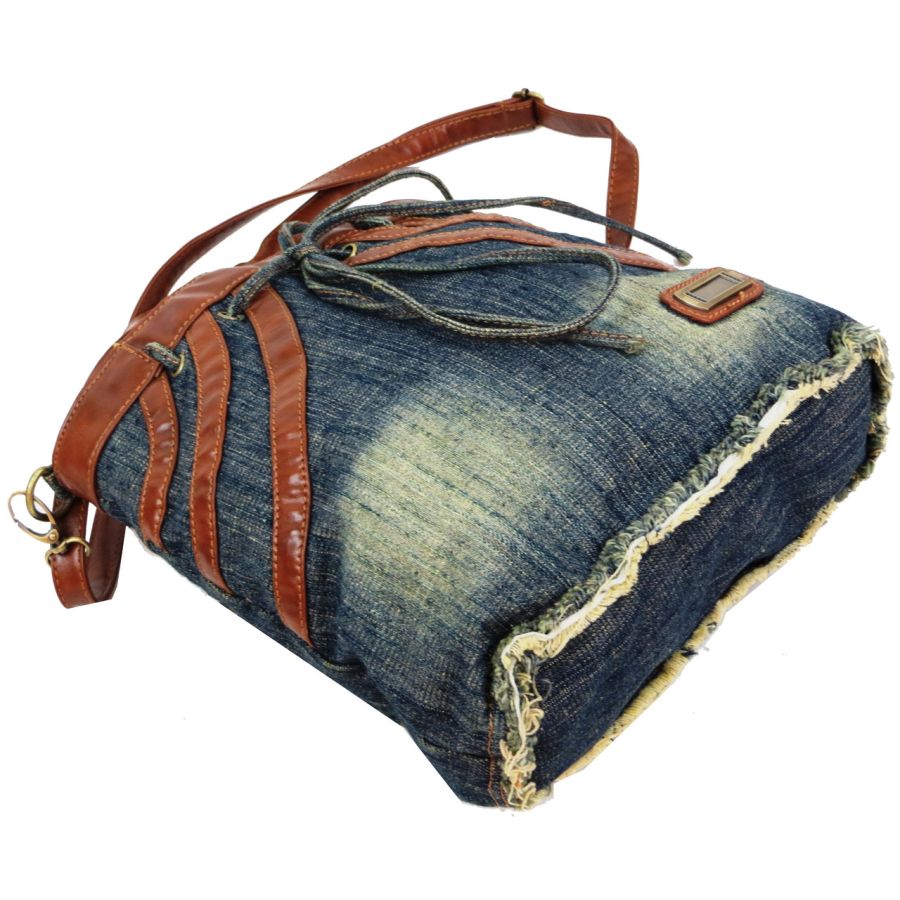 Джинсовая сумка в форме женской юбки Fashion Jeans8057 Темно-синяя