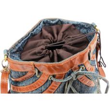 Джинсовая сумка в форме женской юбки Fashion Jeans8057 Темно-синяя