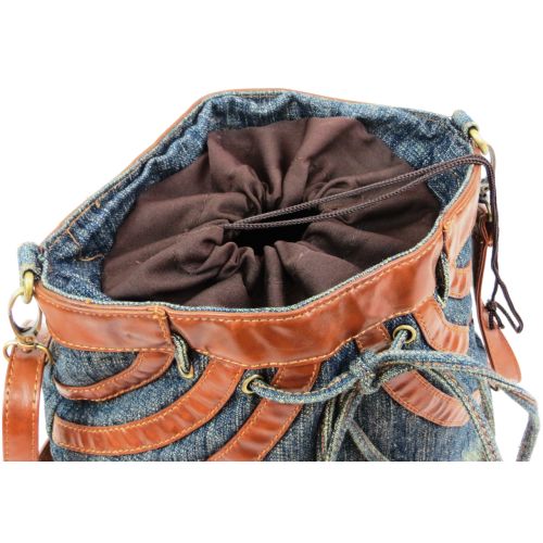 Джинсовая сумка в форме женской юбки Fashion Jeans8057 Темно-синяя