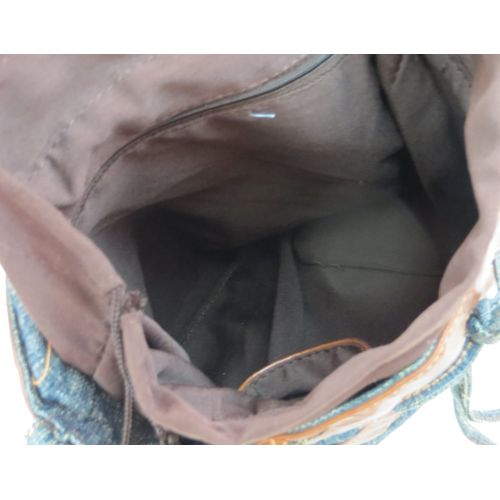 Джинсовая сумка в форме женской юбки Fashion Jeans8057 Темно-синяя