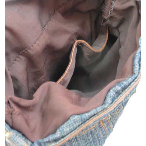 Джинсовая сумка в форме женской юбки Fashion Jeans8057 Темно-синяя