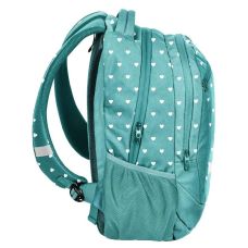 Яркий женский городской рюкзак PASO 18-2808IM16 22L Зеленый