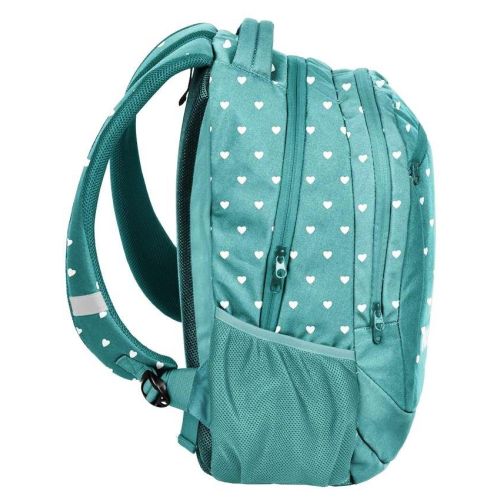 Яркий женский городской рюкзак PASO 18-2808IM16 22L Зеленый