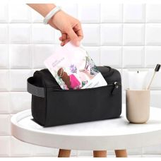 Дорожная косметичка с крючком для подвешивания Edibazzar Черный