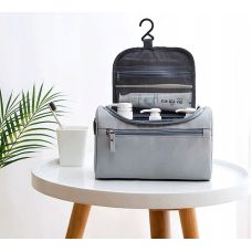 Дорожная косметичка с крючком для подвешивания Edibazzar Серый