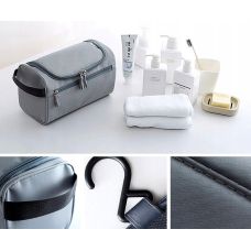 Дорожная косметичка с крючком для подвешивания Edibazzar Серый