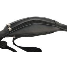 Мужская поясная сумка из кожи Reverse 0058288 Черная
