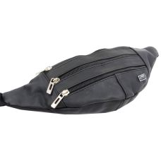 Мужская кожаная поясная сумка Reverse 0058288-2 Черная