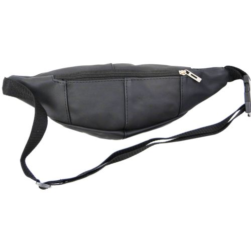 Мужская кожаная поясная сумка Reverse 0058288-2 Черная