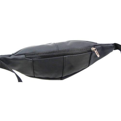 Мужская кожаная поясная сумка Reverse 0058288-2 Черная