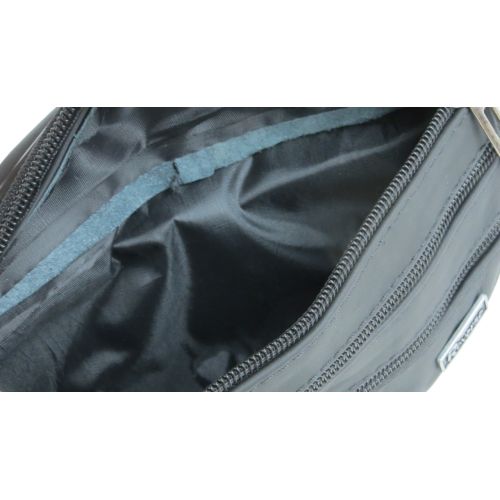 Мужская кожаная поясная сумка Reverse 0058288-2 Черная