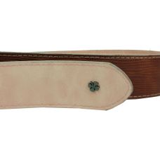 Женский ремень из эко кожи пряжка два кольца Doca 54580  Коричневый