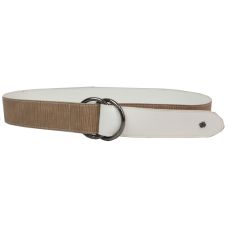 Женский ремень из эко кожи пряжка два кольца Doca 54581 Бежевый