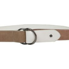 Женский ремень из эко кожи пряжка два кольца Doca 54581 Бежевый