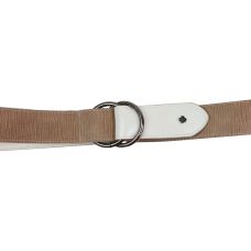 Женский ремень из эко кожи пряжка два кольца Doca 54581 Бежевый