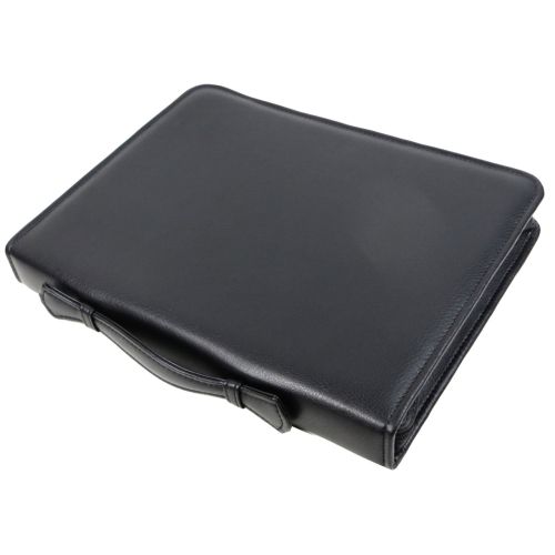 Папка с ручкой деловая из эко кожи Exclusive 710100 Черная