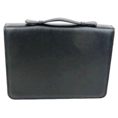 Папка с ручкой деловая из эко кожи Exclusive 710100 Черная