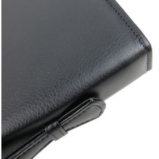 Папка с ручкой деловая из эко кожи Eхclusive 710100 Черная