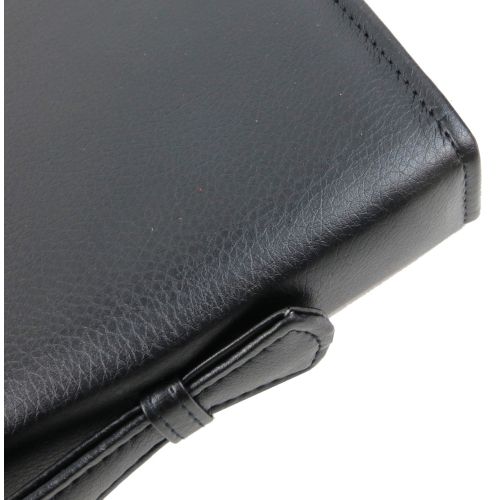 Папка с ручкой деловая из эко кожи Exclusive 710100 Черная