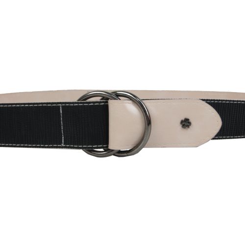 Женский ремень из эко кожи пряжка два кольца Doca 54579 Черный