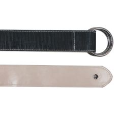 Женский ремень из эко кожи пряжка два кольца Doca 54579 Черный