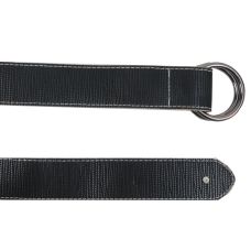 Женский ремень из эко кожи пряжка два кольца Doca 54579 Черный