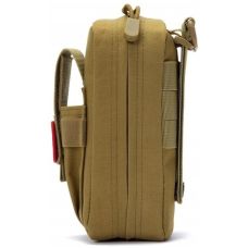 Небольшая армейская аптечка сумка для медикаментов Edibazzar 8930542741210 Койот