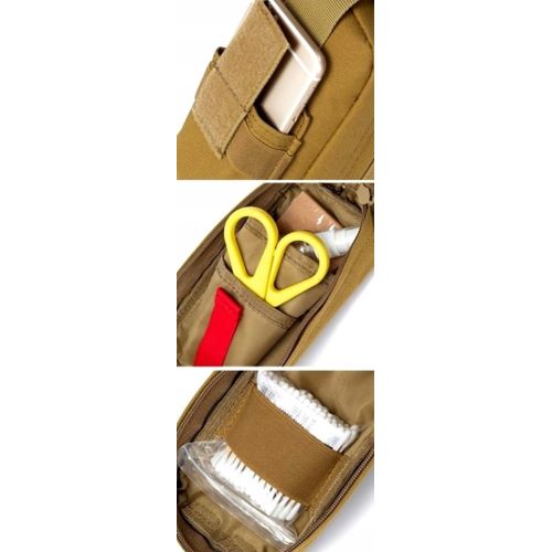 Небольшая армейская аптечка сумка для медикаментов Edibazzar 8930542741210 Койот