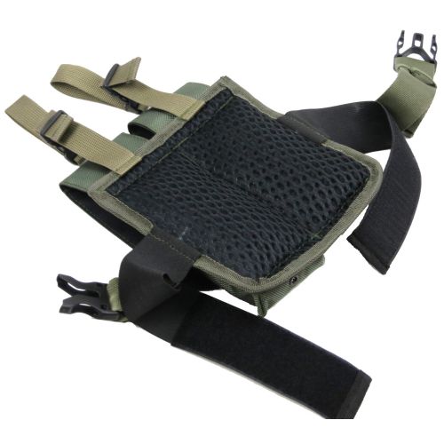Подсумок на ногу бедро для двух автоматных рожков АК Ukr Military S1645307 Хаки