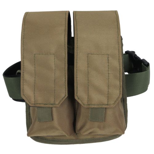 Подсумок на ногу бедро для двух автоматных рожков АК Ukr Military S1645308 Койот