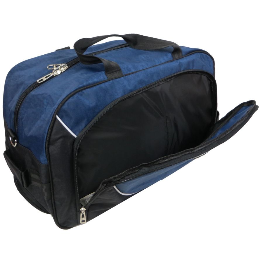 Сумка дорожная на колесах Wallaby 10428-5 57L Черная с синим