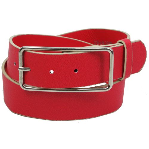 Женский ремень под джинсы из искусственной кожи Doca 54621 Красный