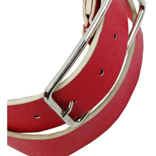 Женский ремень под джинсы из искусственной кожи Doca 54621 Красный