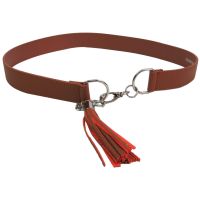 Женский ремень из искусственной кожи пряжка два кольца Doca 54572 Коричневый