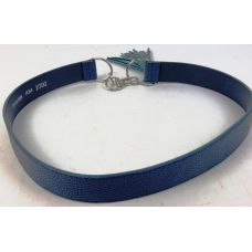 Женский ремень из искусственной кожи пряжка два кольца Doca 54571 Синий