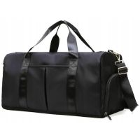 Спортивная сумка с отделами для обуви влажных вещей Edibazzar 6056623771549 18L Черная