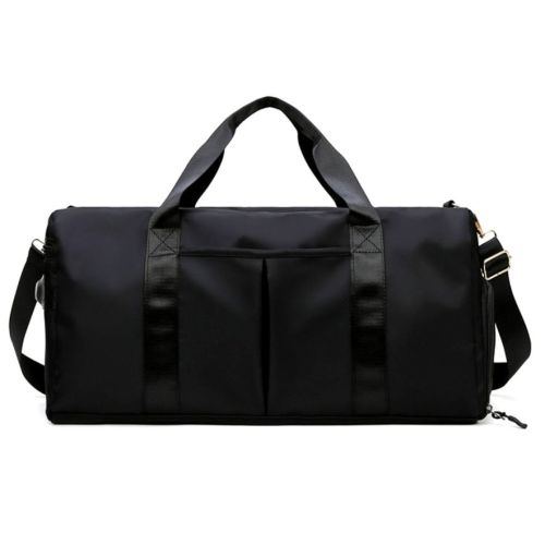 Спортивная сумка с отделами для обуви влажных вещей Edibazzar 6056623771549 18L Черная