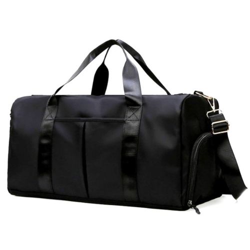 Спортивная сумка с отделами для обуви влажных вещей Edibazzar 6056623771549 18L Черная