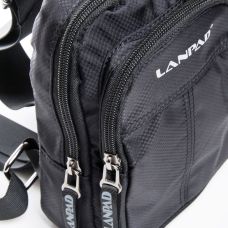 Небольшая нагрудная сумка баретка слинг Lanpad LAN7662 Черная