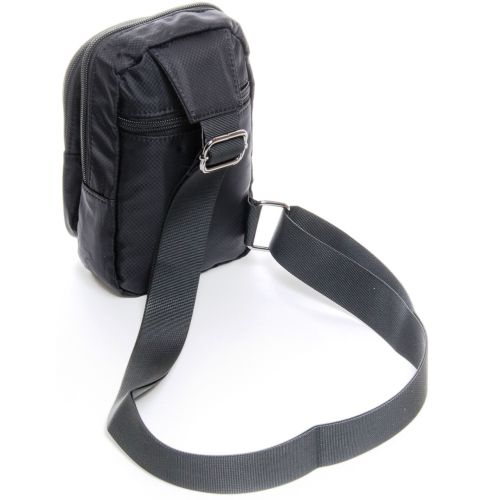 Небольшая нагрудная сумка баретка слинг Lanpad LAN7662 Черная