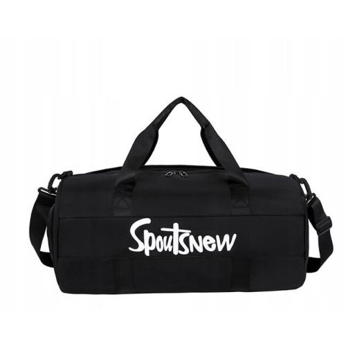 Спортивная сумка с отделами для обуви, влажных вещей 20L Edibazzar черный